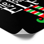 Poster Drôle de Noël L'elfe constructeur de maison dévelo (Coin)