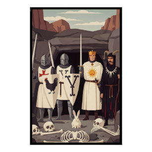 Poster Drôle de parodie de Sir Lancelot et Tim l'Enchante