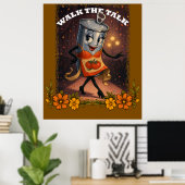 Poster drôle de peut (Bureau à domicile)