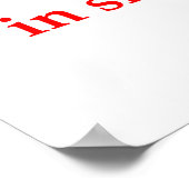 Poster drôle de plaisanterie mathématique (Coin)