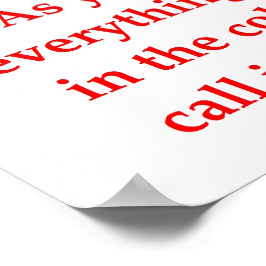 Poster drôle de plaisanterie mathématique (Coin)