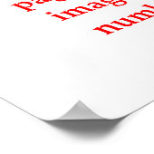 Poster drôle de plaisanterie mathématique (Coin)