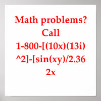 drôle de plaisanterie mathématique