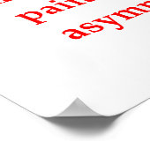 Poster drôle de plaisanterie mathématique (Coin)