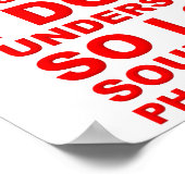 Poster drôle de Smart Words (Coin)