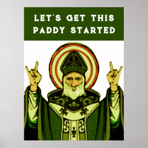 Poster Drôle de St. Patrick
