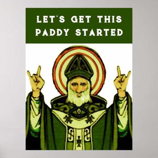 Poster Drôle de St. Patrick (Devant)