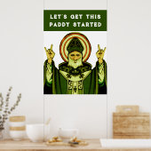 Poster Drôle de St. Patrick (Cuisine)