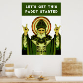 Poster Drôle de St. Patrick (Cuisine)
