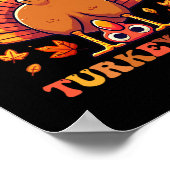 Poster Drôle de Thanksgiving Devinez quoi Dessein de cul (Coin)