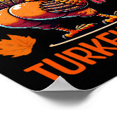 Poster Drôle de Thanksgiving Devinez quoi Dinde Fessier 1 (Coin)