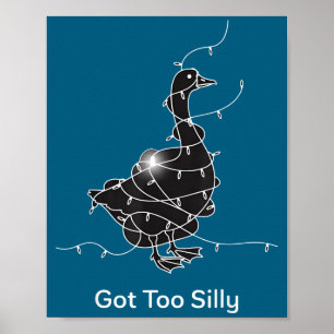 Poster Drôle De Trop Silly Goose Amant