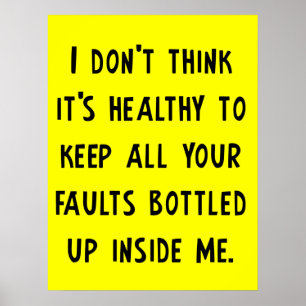 Poster drôle de vos fautes