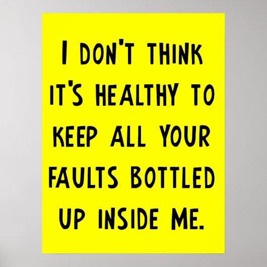 Poster drôle de vos fautes (Devant)