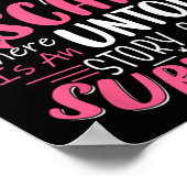 Poster Drôle derrière chaque cicatrice Histoire Inconnue  (Coin)