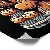 Poster Drôle Design Si Vous Donnez Un Muffin À Une Oie Po (Coin)