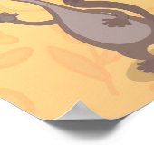 Poster Drôle dessin animé en toile (Coin)