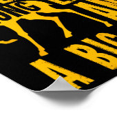 Poster Drôle Devis Chasse De Cerfs Don Pour Chasseurs (Coin)