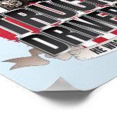 Poster Drôle Dieu Créé Conducteurs de Camion Drapeau Amér (Coin)