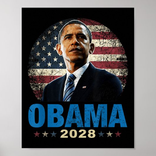 Poster Drôle d'Obama 2028 (Devant)