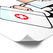 Poster drôle docteur doc sur le dessin animé (Coin)