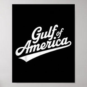 Poster Drôle Donald Trump Golfe Des États-Unis De