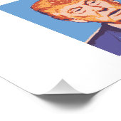 Poster Drôle Donald Trump L'affiche du Bunch Ombré (Coin)