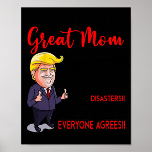 Poster Drôle Donald Trump You39re Une maman vraiment supe