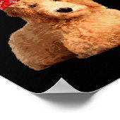 Poster Drôle Doodle Mama Design Pour Maman Femmes Goldend (Coin)