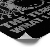 Poster Drôle Drumming Art Pour Hommes Femmes Drumline Dru (Coin)
