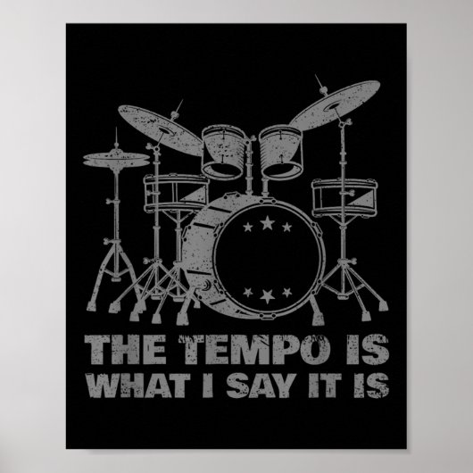 Poster Drôle Drumming Art Pour Hommes Femmes Drumline Dru (Devant)