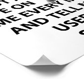 Poster drôle du super-héros Alzheimer (Coin)