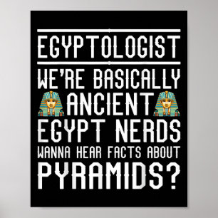 Poster Drôle égyptologue Citation ancienne Egypte Lover S