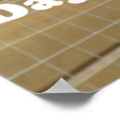 Poster Drôle "Excellente journée des cheveux" pour lapin (Coin)