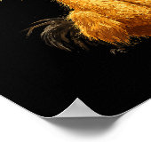 Poster Drôle F-caw-f poulet, Fcawf poulet (Coin)