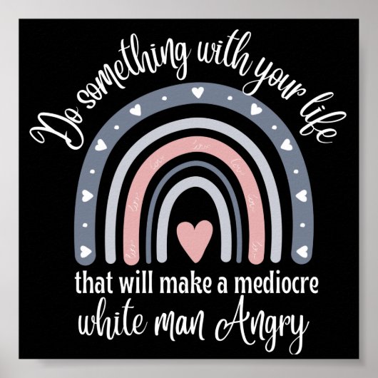 Poster Drôle Faites quelque chose de votre vie (Devant)