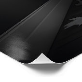 Poster Drôle fantôme assis dans les toilettes (Coin)