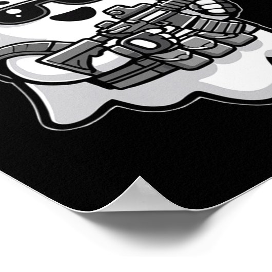 Poster Drôle Fantôme tactique Cliquez sur Boo Halloween V (Coin)