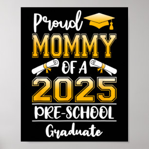 Poster Drôle Fier Maman D'Un Cl De 2025 Primaire Gradua