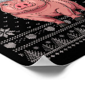 Poster Drôle G laide pull Noël Père Noël Xmas Pjs (Coin)