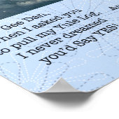 Poster drôle Gay Yule Log (Coin)