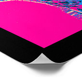 Poster Drôle Giraffe Sticking out son langue (Coin)