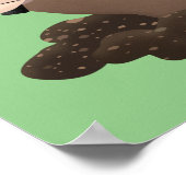 Poster Drôle gopher de poche creusant dessin dessin de de (Coin)