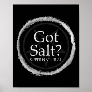Poster Drôle Got Sel Sel Surnaturel Cercle Lit Gft Te