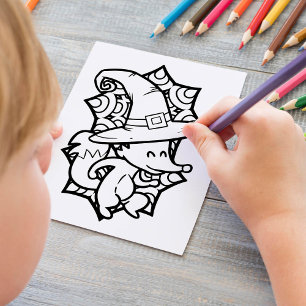 Poster Drôle Halloween Fox Dancing Page