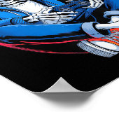 Poster Drôle Halloween garçons Hommes Enfants Squelette V (Coin)