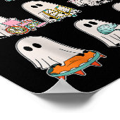 Poster Drôle Halloween Ghost Physiothérapie Pt Physique (Coin)