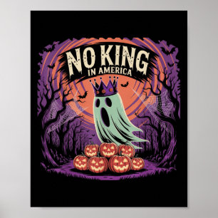 Poster Drôle Halloween Pas De Rois En Amérique Depuis 177