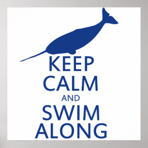 Poster Drôle Humour Narwhal