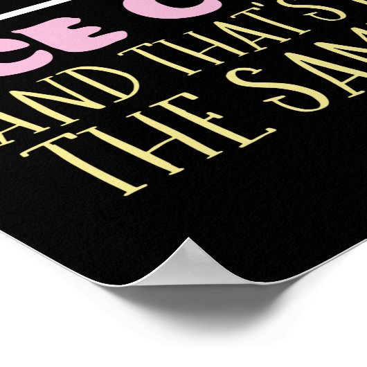 Poster Drôle Inspirational Ice Cream Life Citation été (Coin)